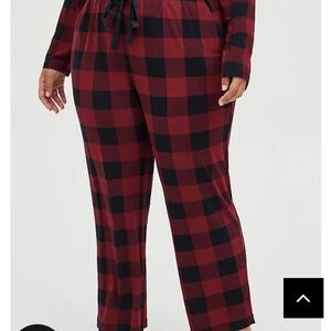 🆕 RED & BLACK BUFFALO PLAID SLEEP PANT